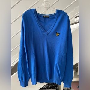 Lyle & Scott V Neck Wool Jumper